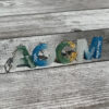 Sleutelhanger in Alfabet letter (set van 4 stuks)