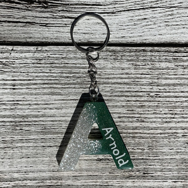Sleutelhanger in Alfabet letter (set van 4 stuks)