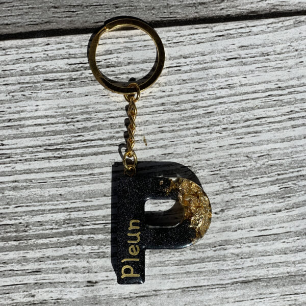 Sleutelhanger in Alfabet letter (set van 4 stuks)