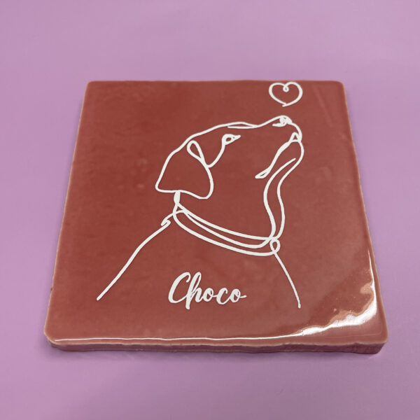 LabradorMetNaam1 Tegeltje - Labrador (Met Naam)