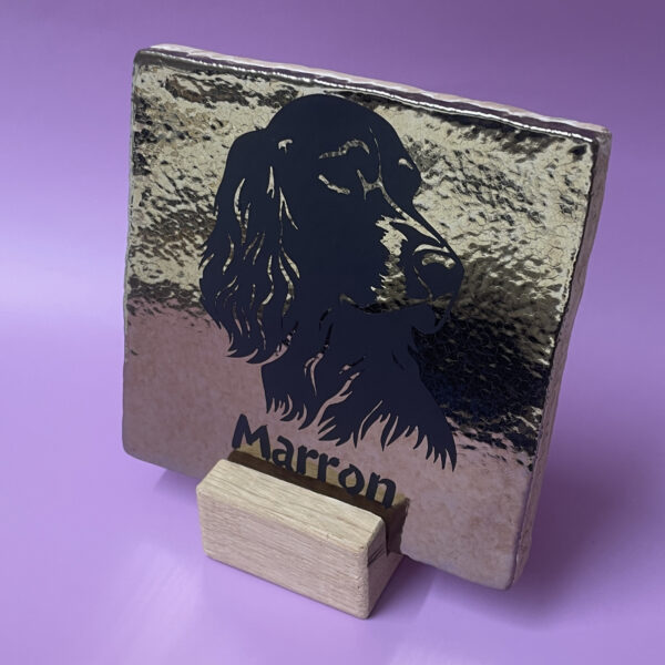 Tegeltje - Ierse Setter (Met Naam)