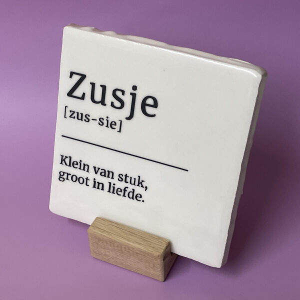 Tegeltje - Zusje
