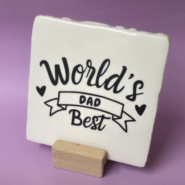 Tegeltje - World's best Dad