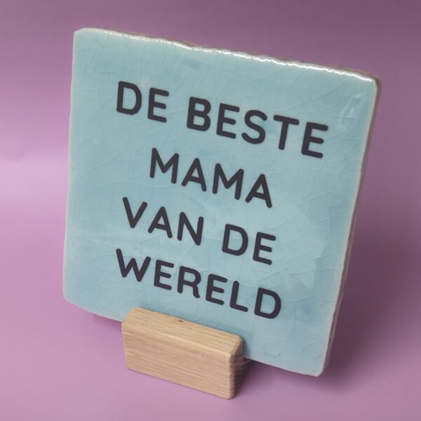 Tegeltje - De Beste Mama Van De Wereld