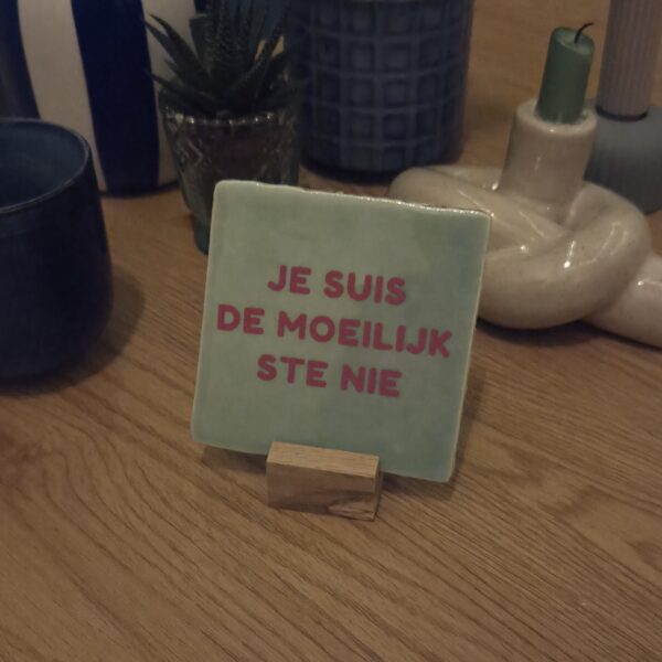 20251106_212113 Tegeltje - Je Suis De Moeilijkste Nie